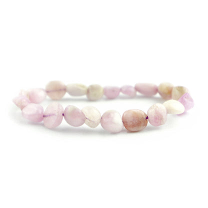 Kunzite Pebbles Stretch Bracelet