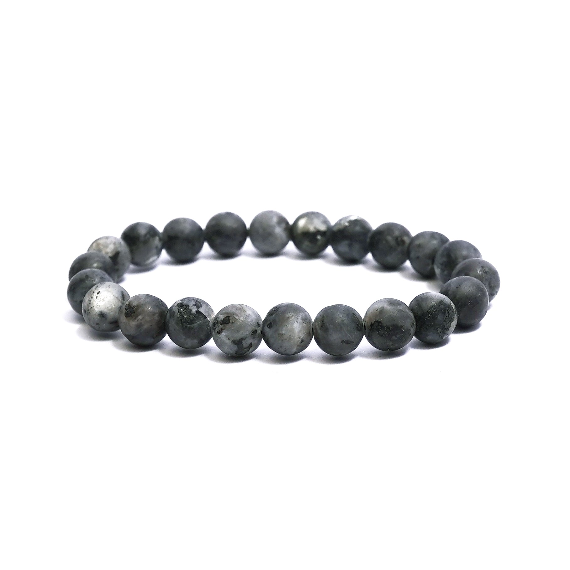 Matte Larvikite Stretch Bracelet 8mm