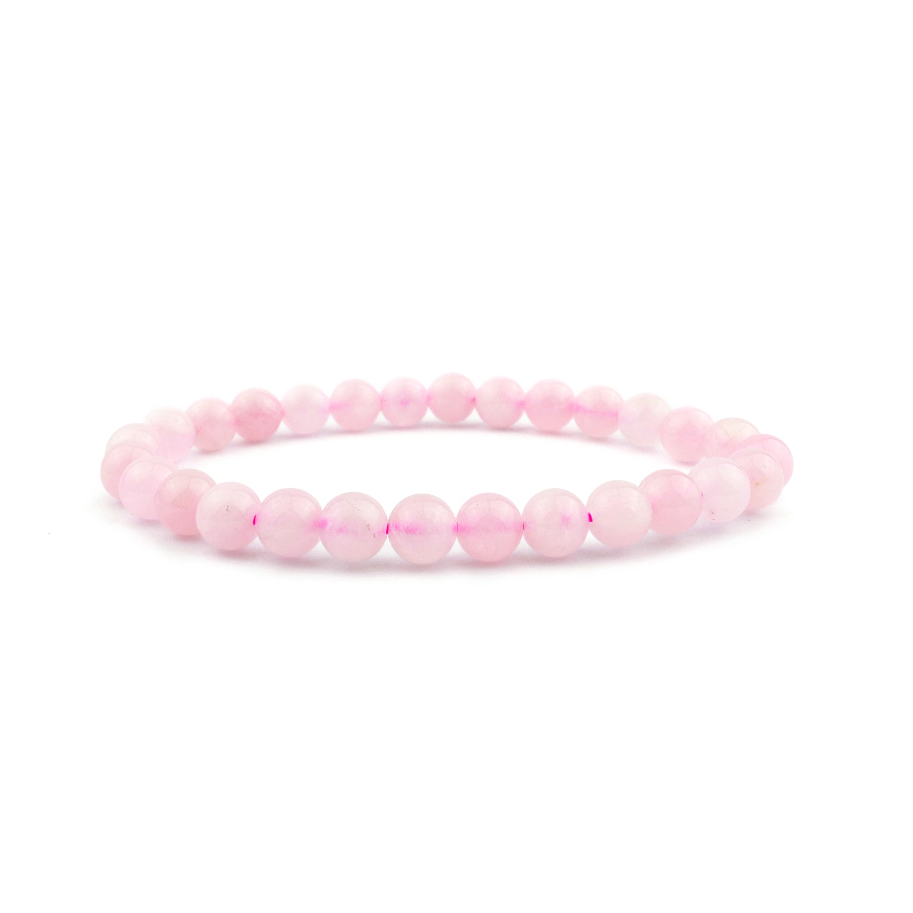 Madagascar Rose Quartz Stretch Bracelet 6mm