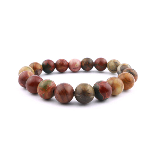 Picasso Jasper Stretch Bracelet 10mm