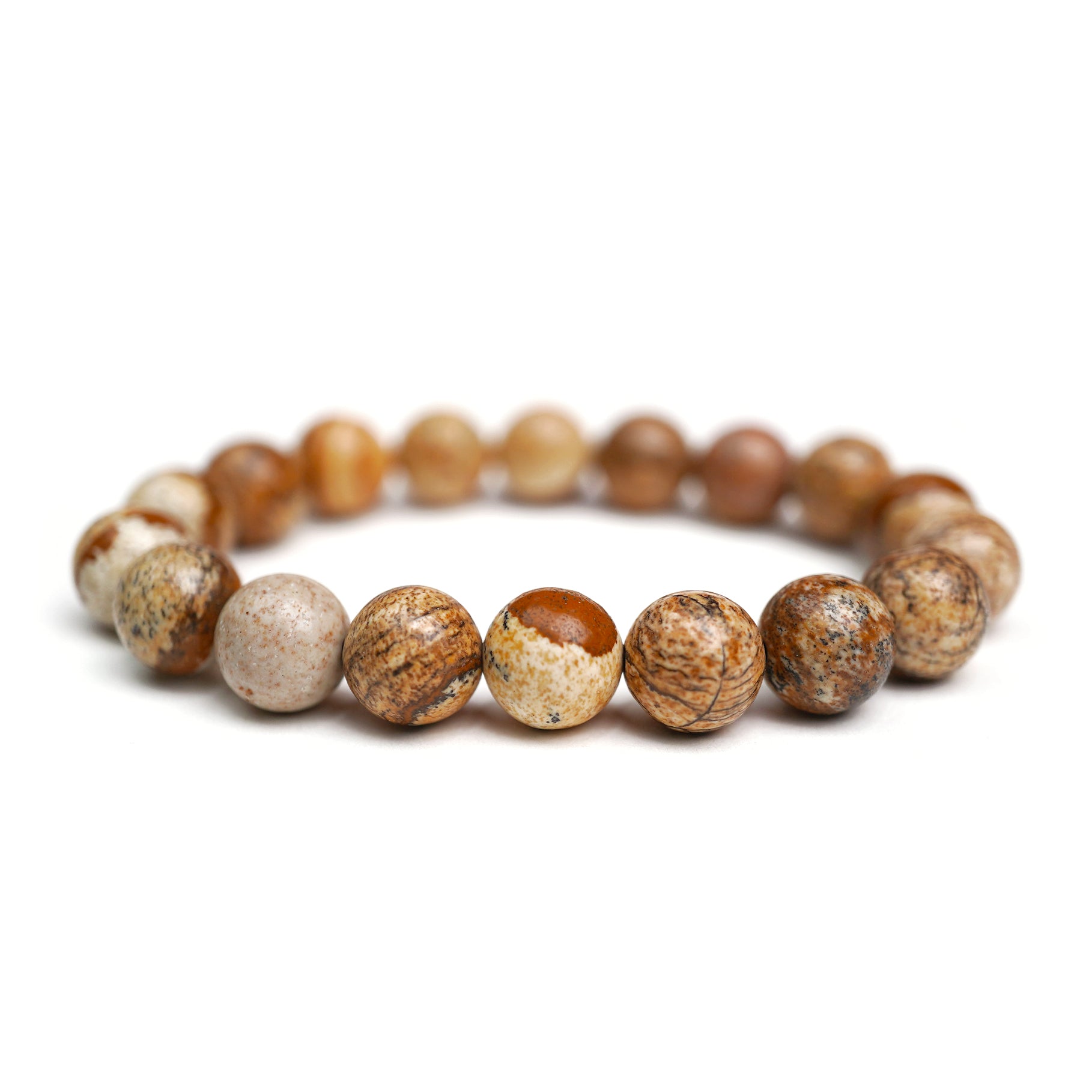 Picture Jasper Stretch Bracelet 10mm