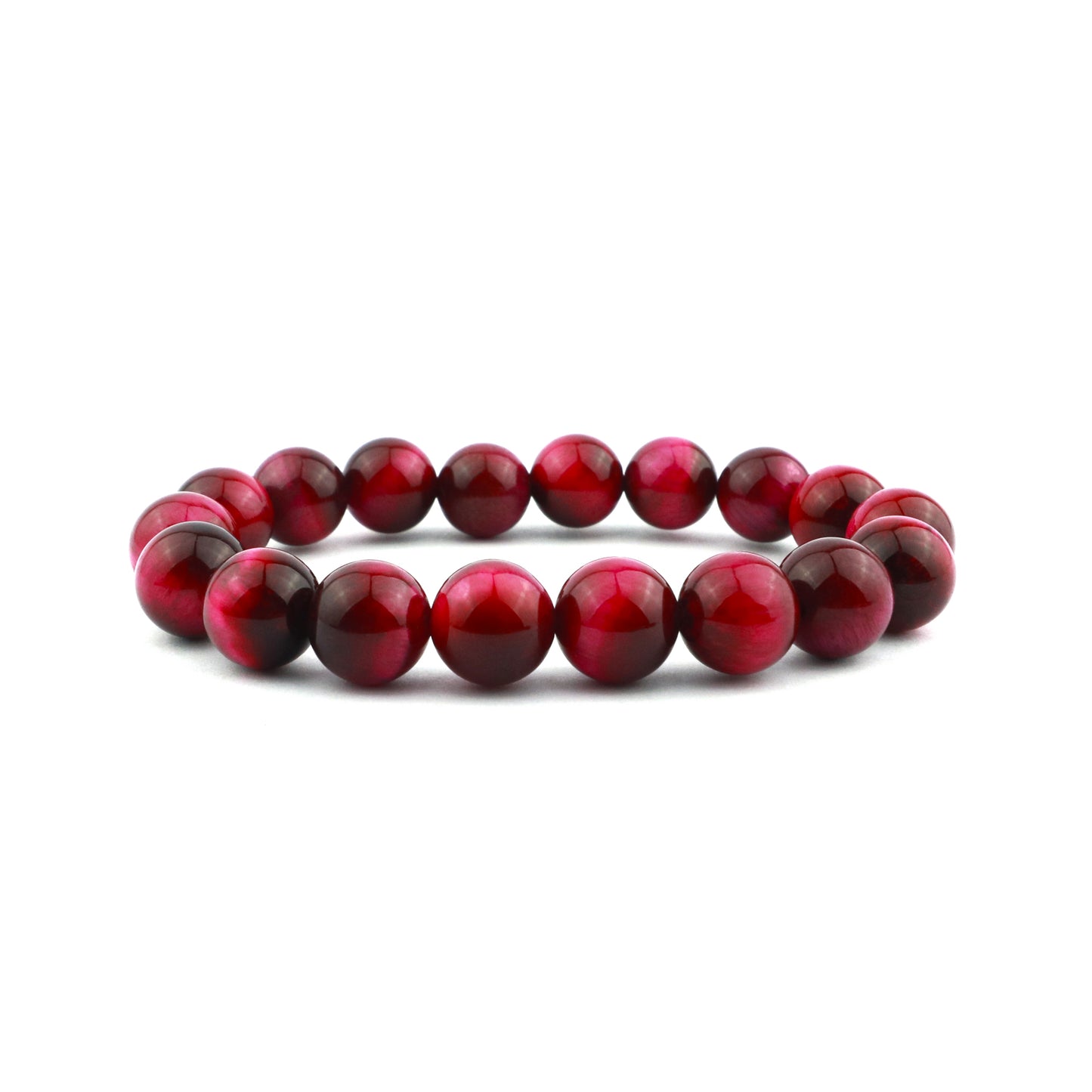 Pink Tiger Eye Stretch Bracelet 10mm