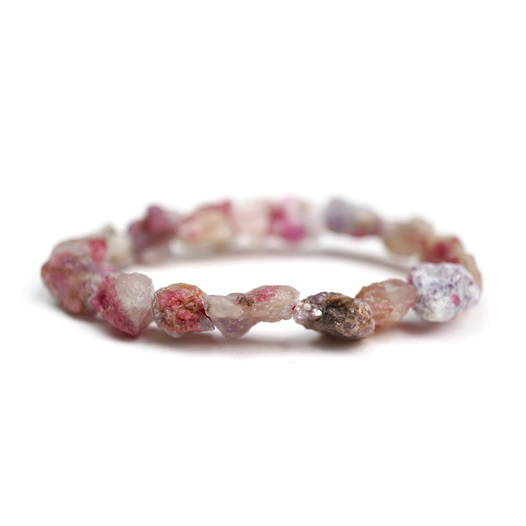 Raw Unicorn Stone Stretch Bracelet Small