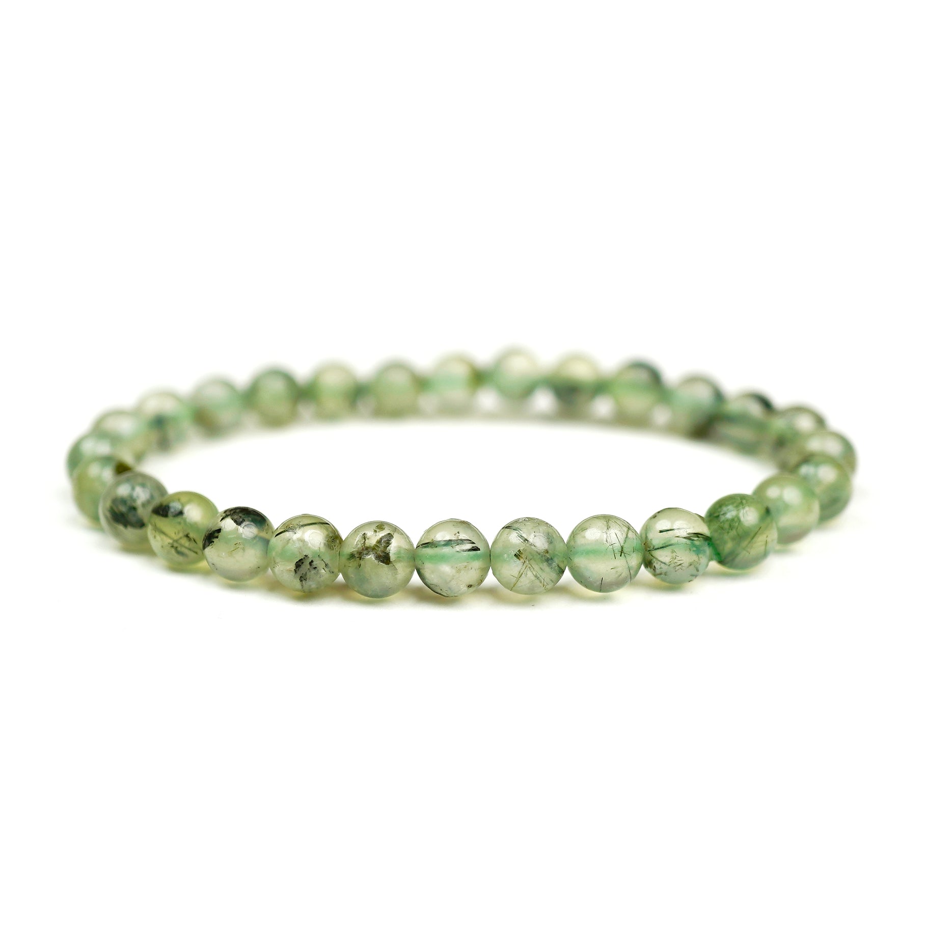 Prehnite Stretch Bracelet 6mm