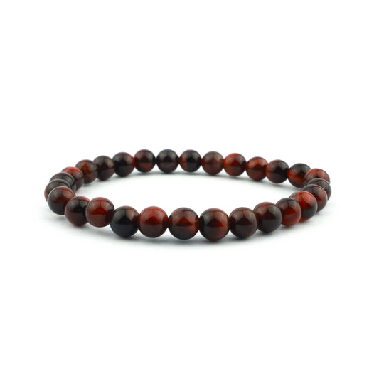 Red Tiger Eye Stretch Bracelet 6mm