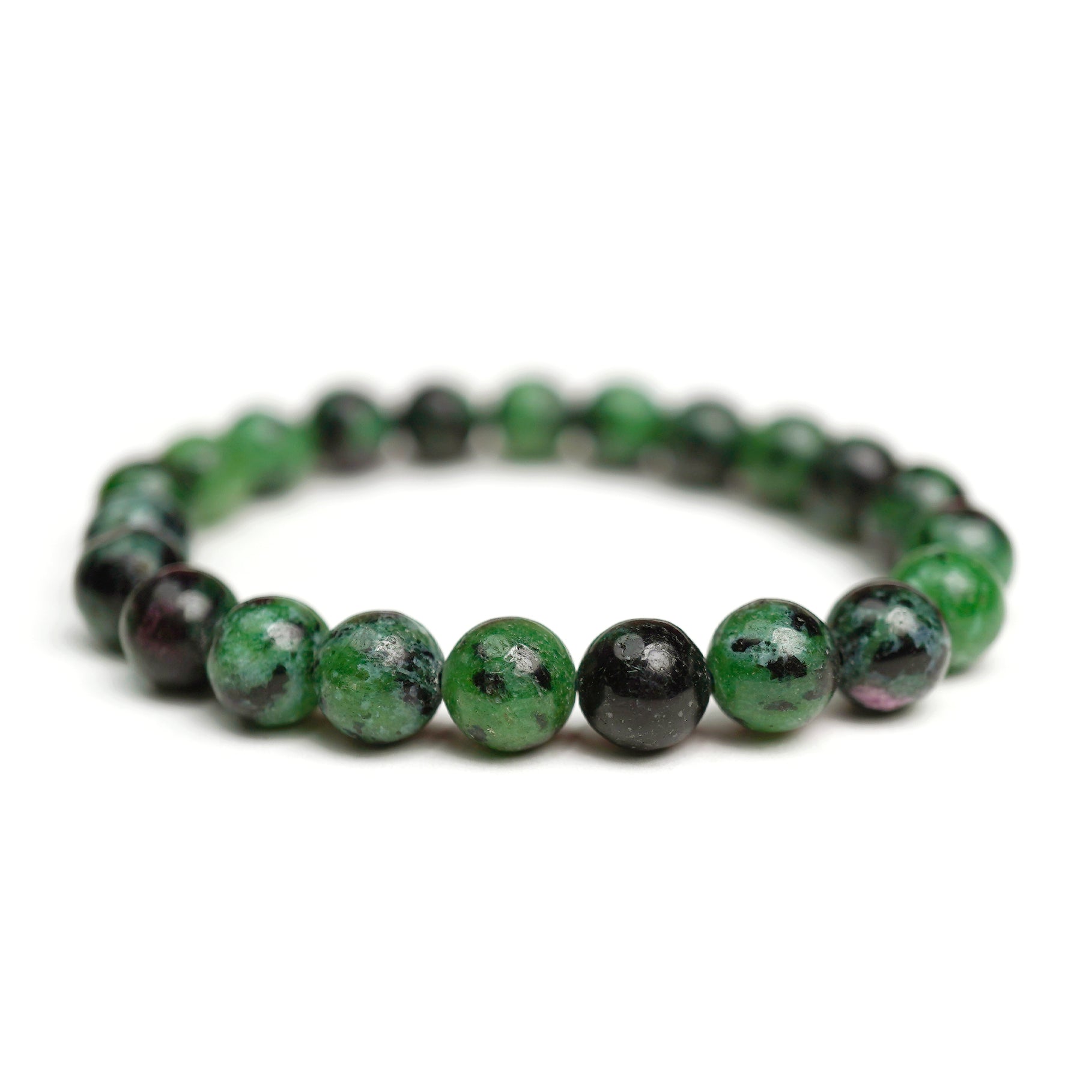 Ruby Zoisite Stretch Bracelet 8mm