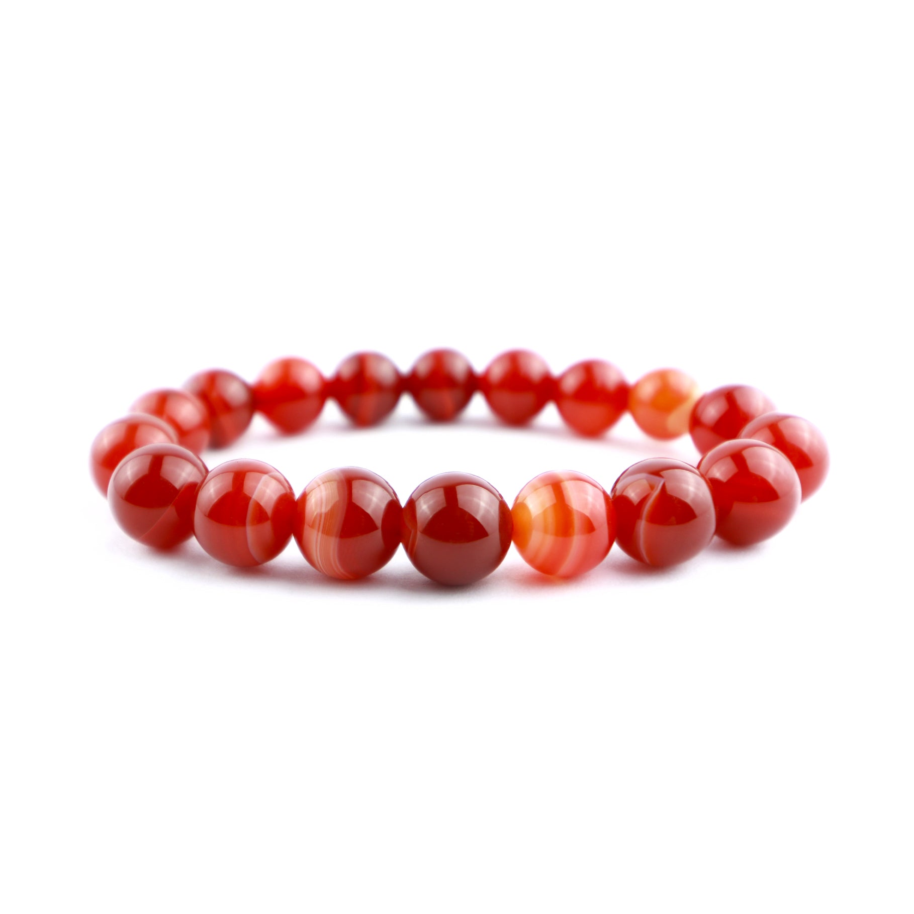 Sardonyx Stretch Bracelet 10mm