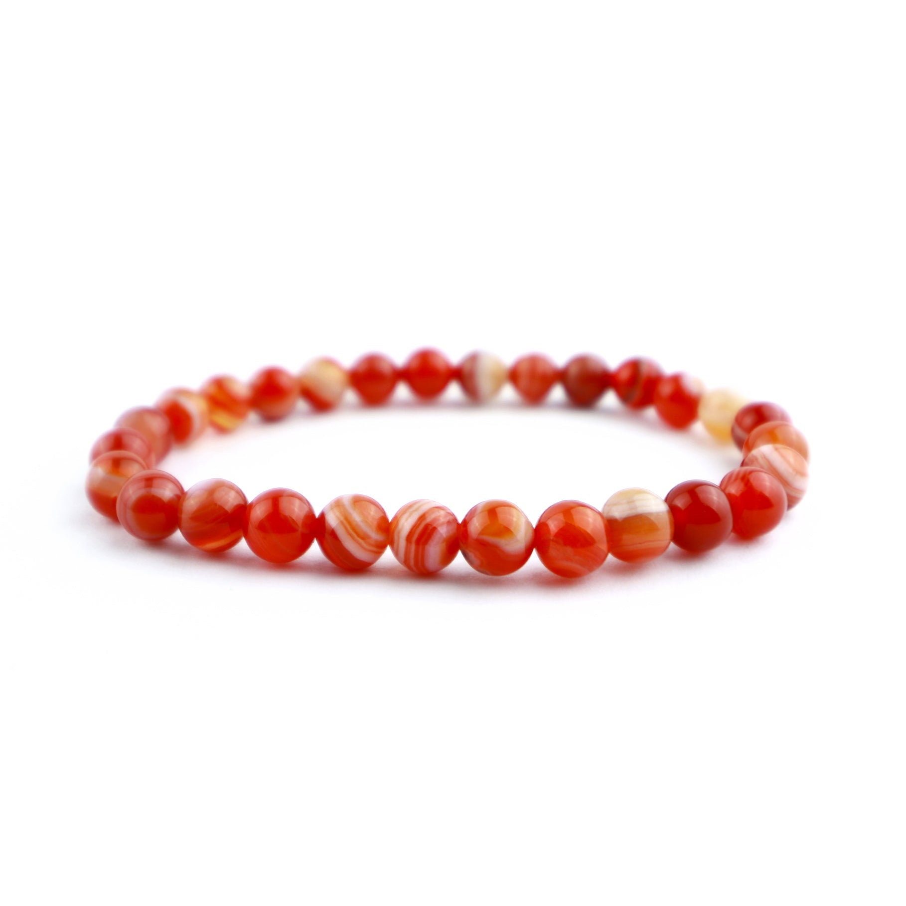 Sardonyx Stretch Bracelet 6mm