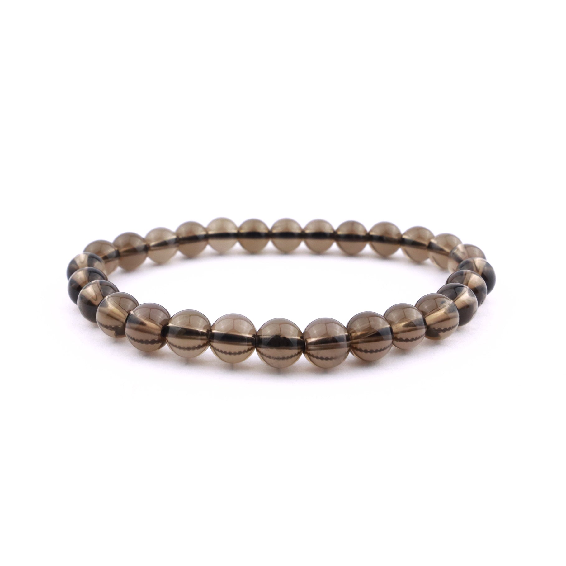 Smoky Quartz Stretch Bracelet 6mm