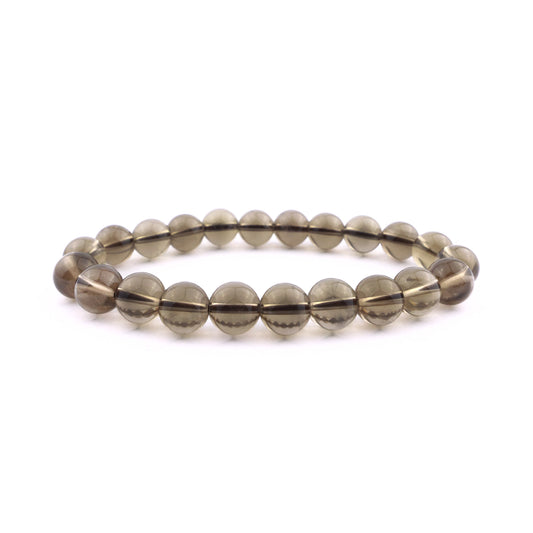 Smoky Quartz Stretch Bracelet 8mm