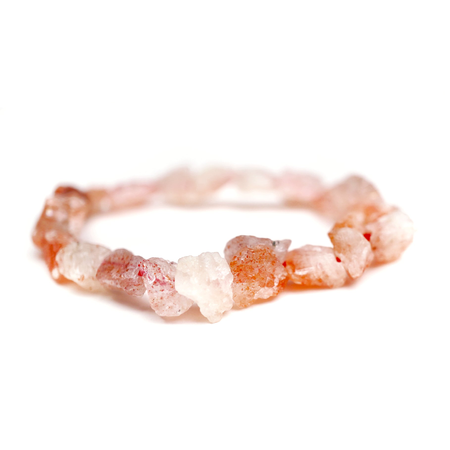 Raw Sunstone Stretch Bracelet Small