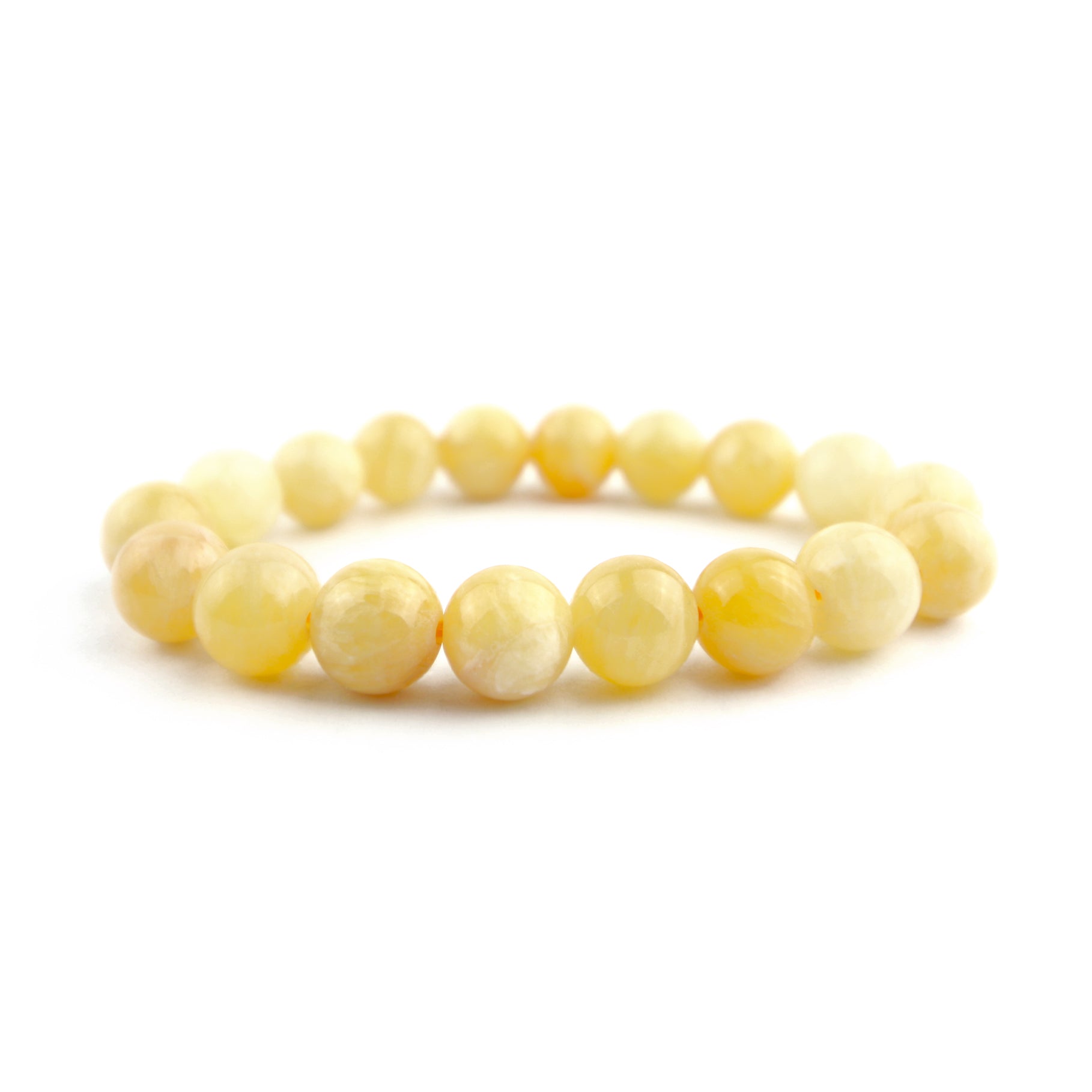 Yellow Calcite Stretch Bracelet 10mm