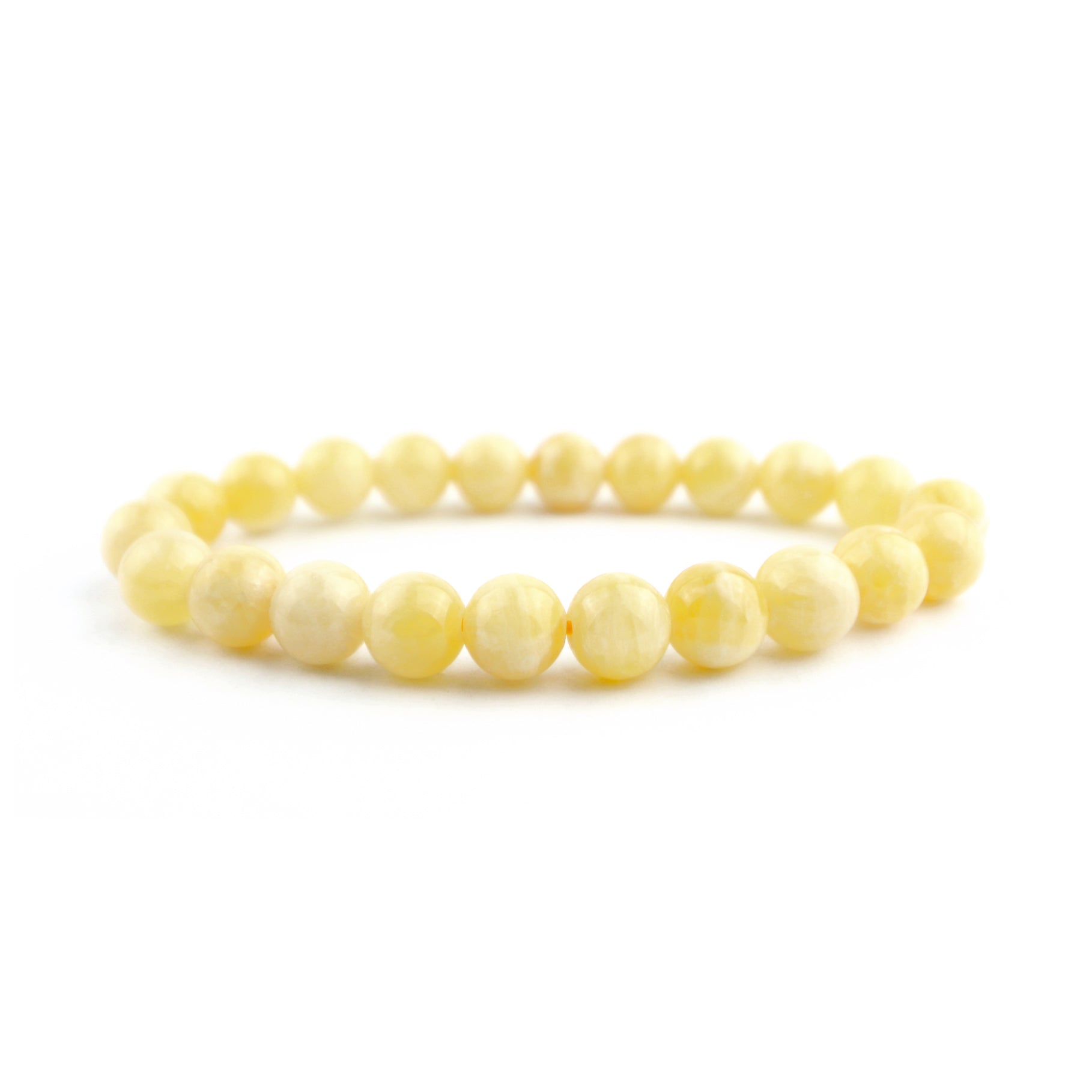 Yellow Calcite Stretch Bracelet 8mm