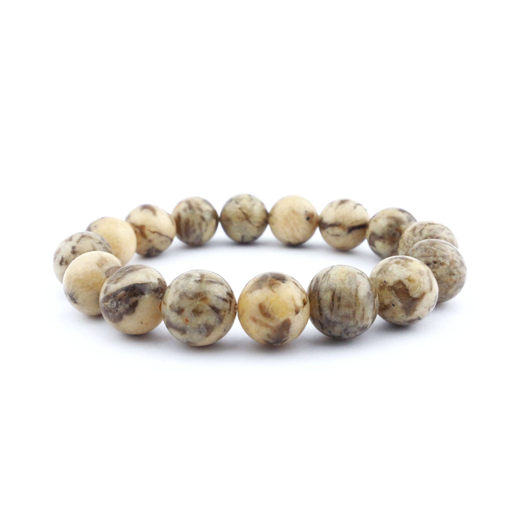 Zebradorite Stretch Bracelet 12mm