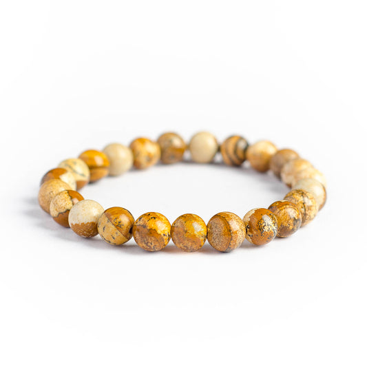 Picture Jasper Stretch Bracelet 8mm