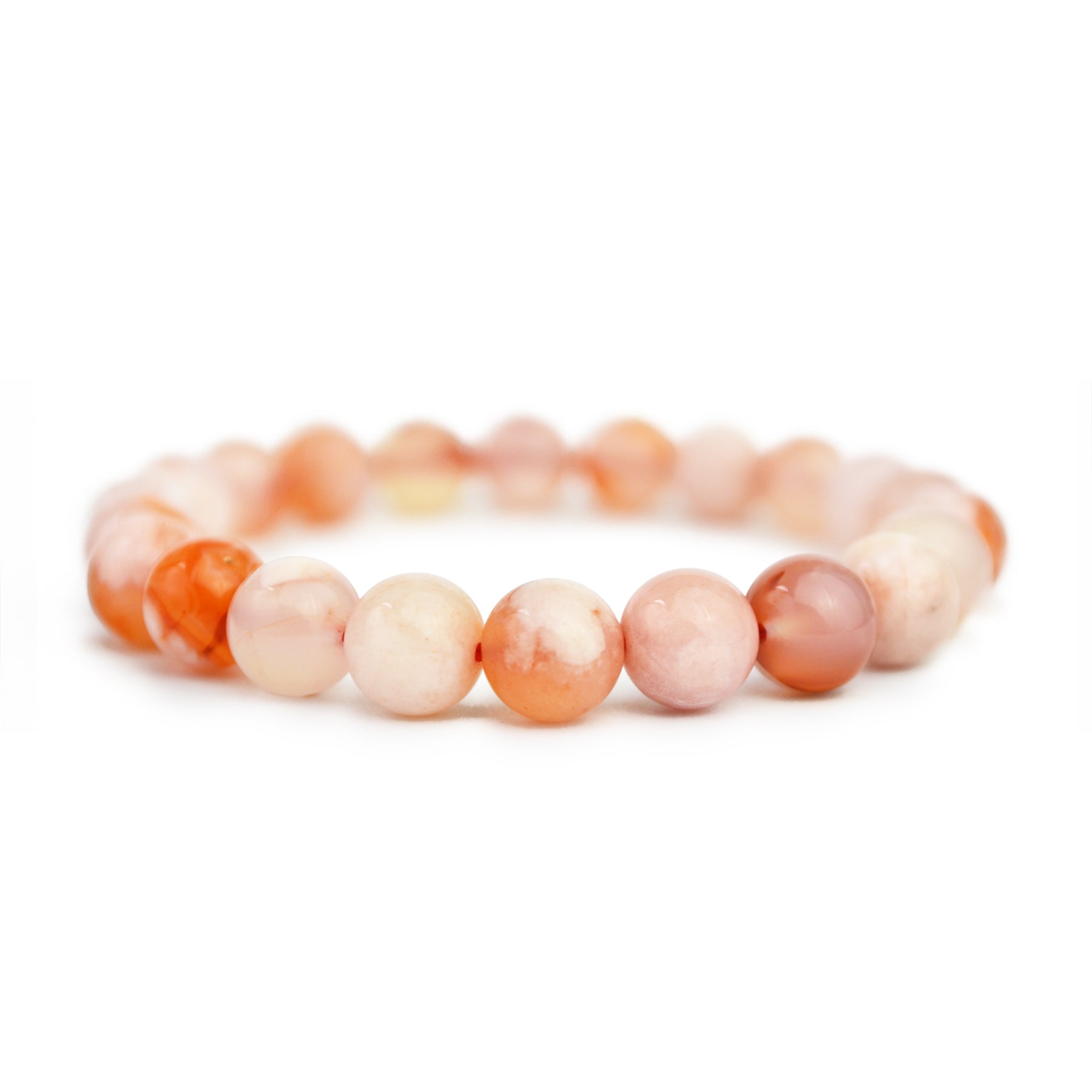 Sakura Agate Stretch Bracelet 8mm