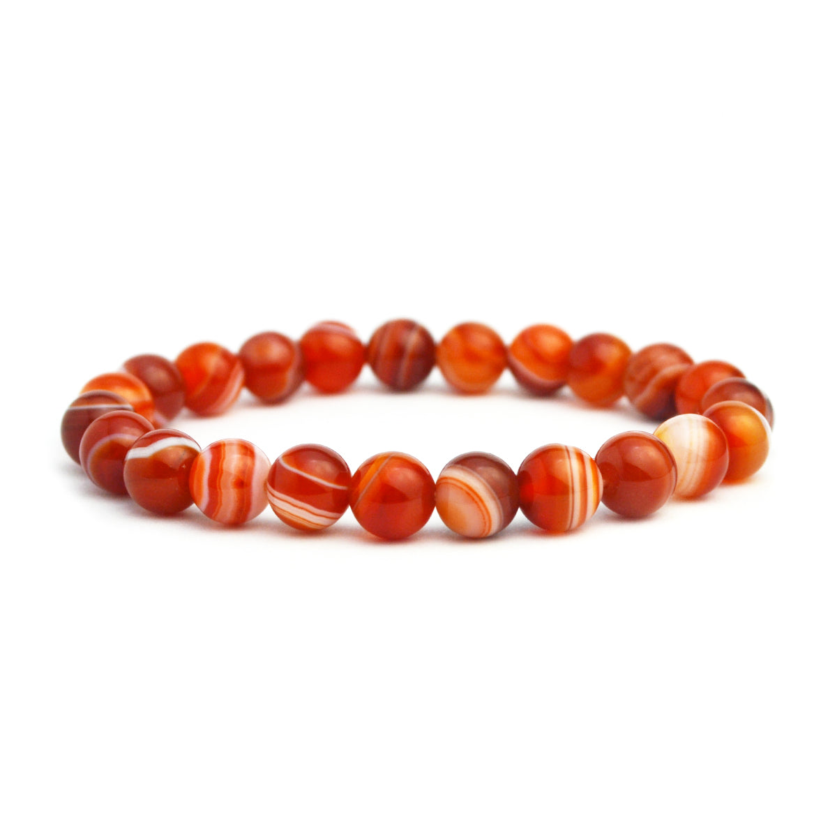 Sardonyx Stretch Bracelet 8mm
