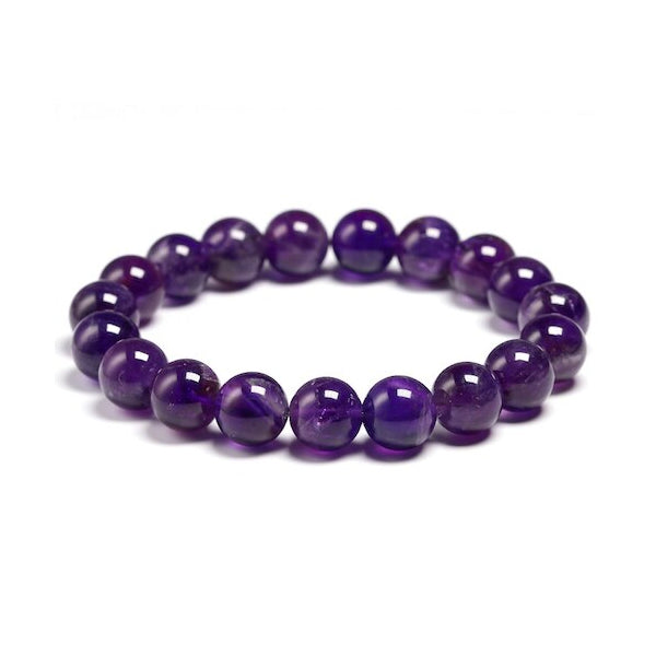 Amethyst Stretch Bracelet 12mm