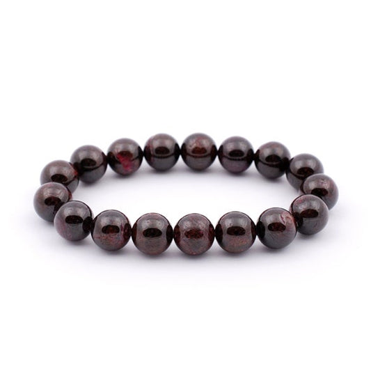 Almandine Garnet Stretch Bracelet 10mm