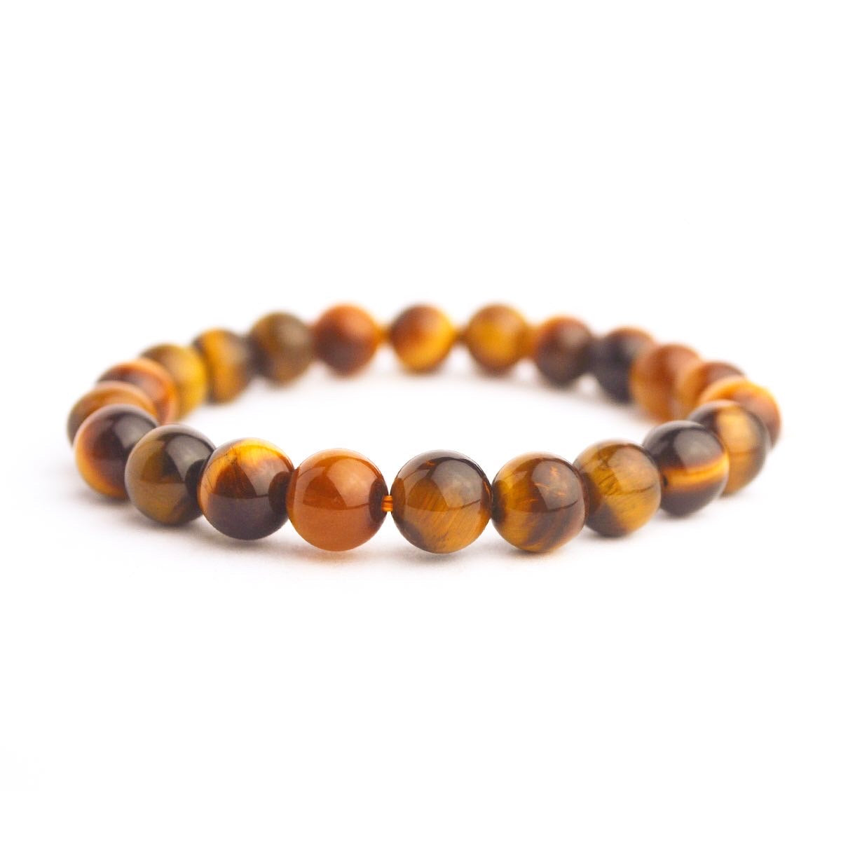 Brown Tiger Eye Stretch Bracelet 8mm