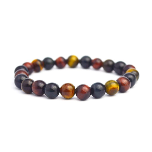 Trinity Tiger Eye Stretch Bracelet 8mm