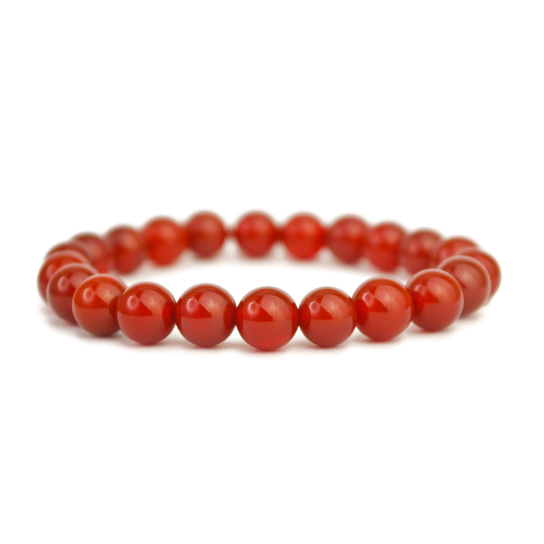 Red Carnelian Stretch Bracelet 8mm